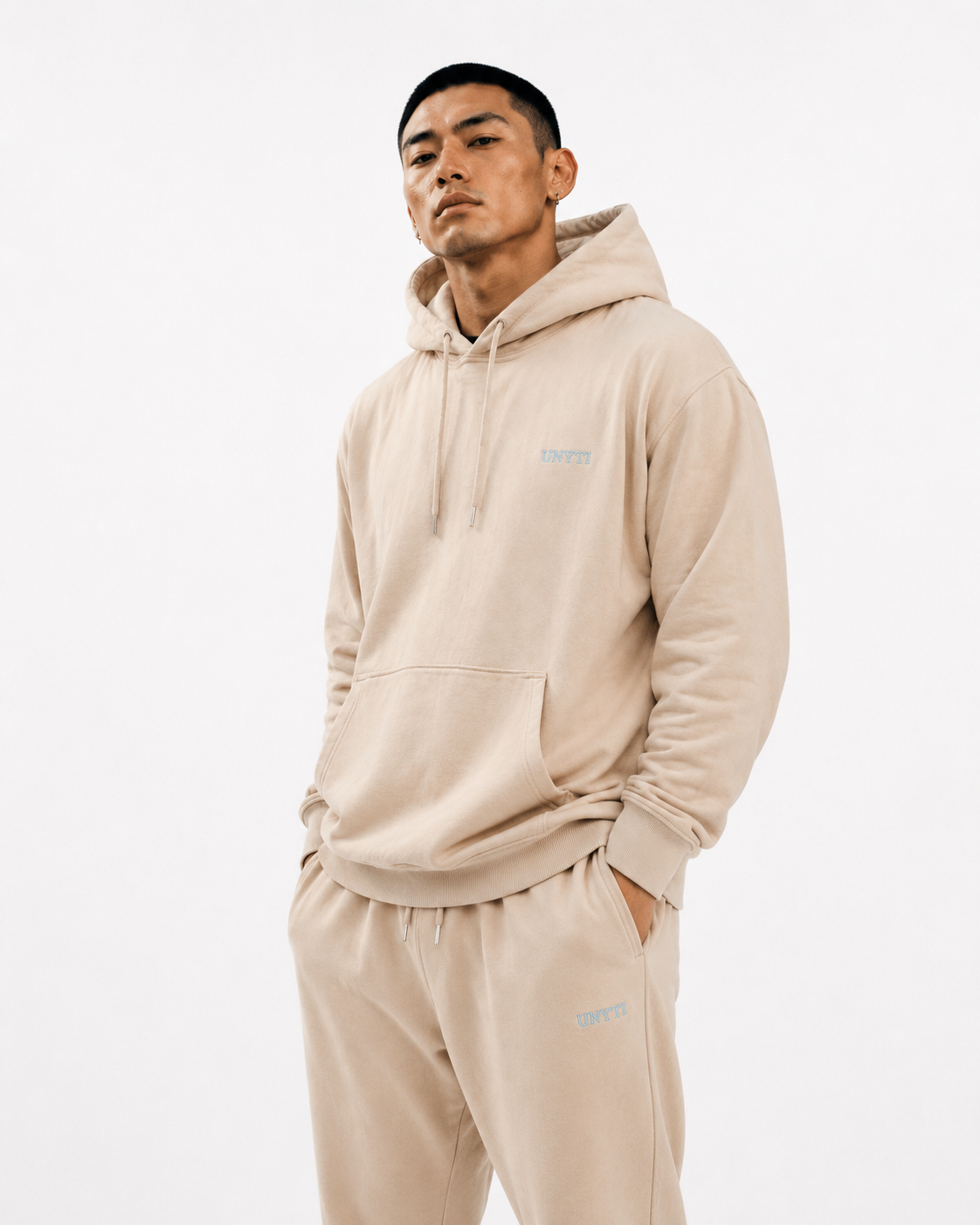 UNYTI ESSENTIALS HOODIE Beige