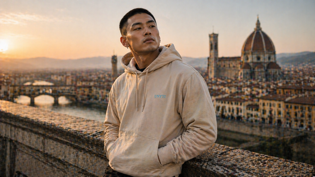 UNYTI ESSENTIALS HOODIE Beige