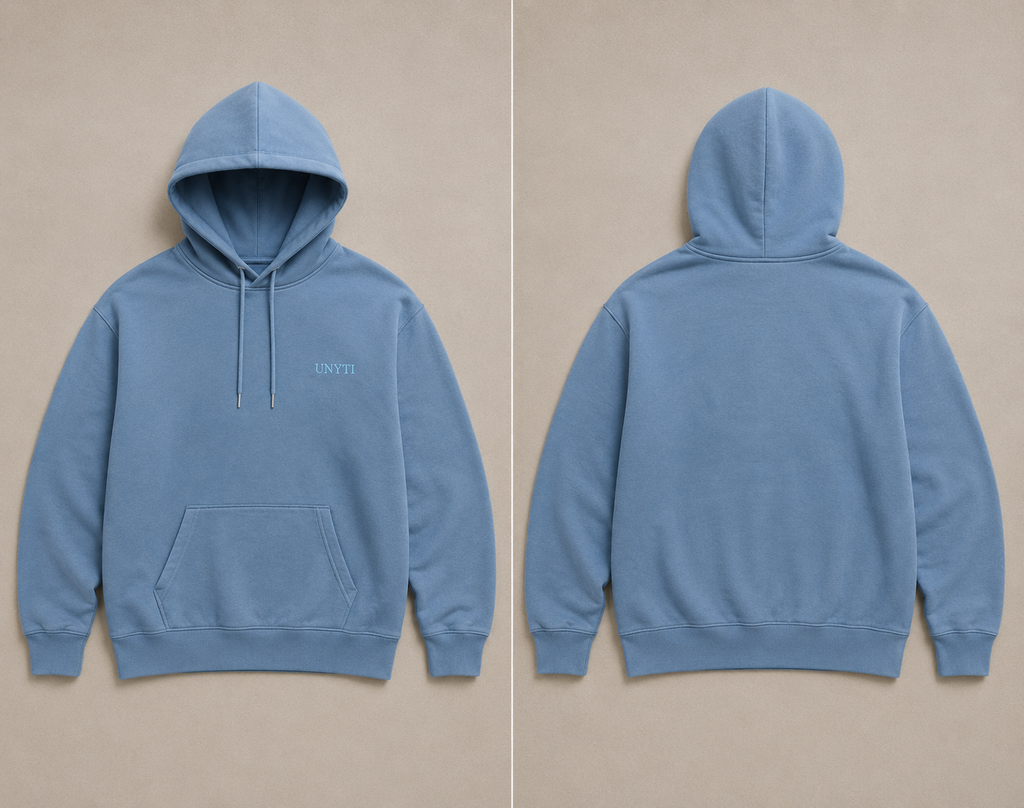 UNYTI ESSENTIALS HOODIE Bleu ciel