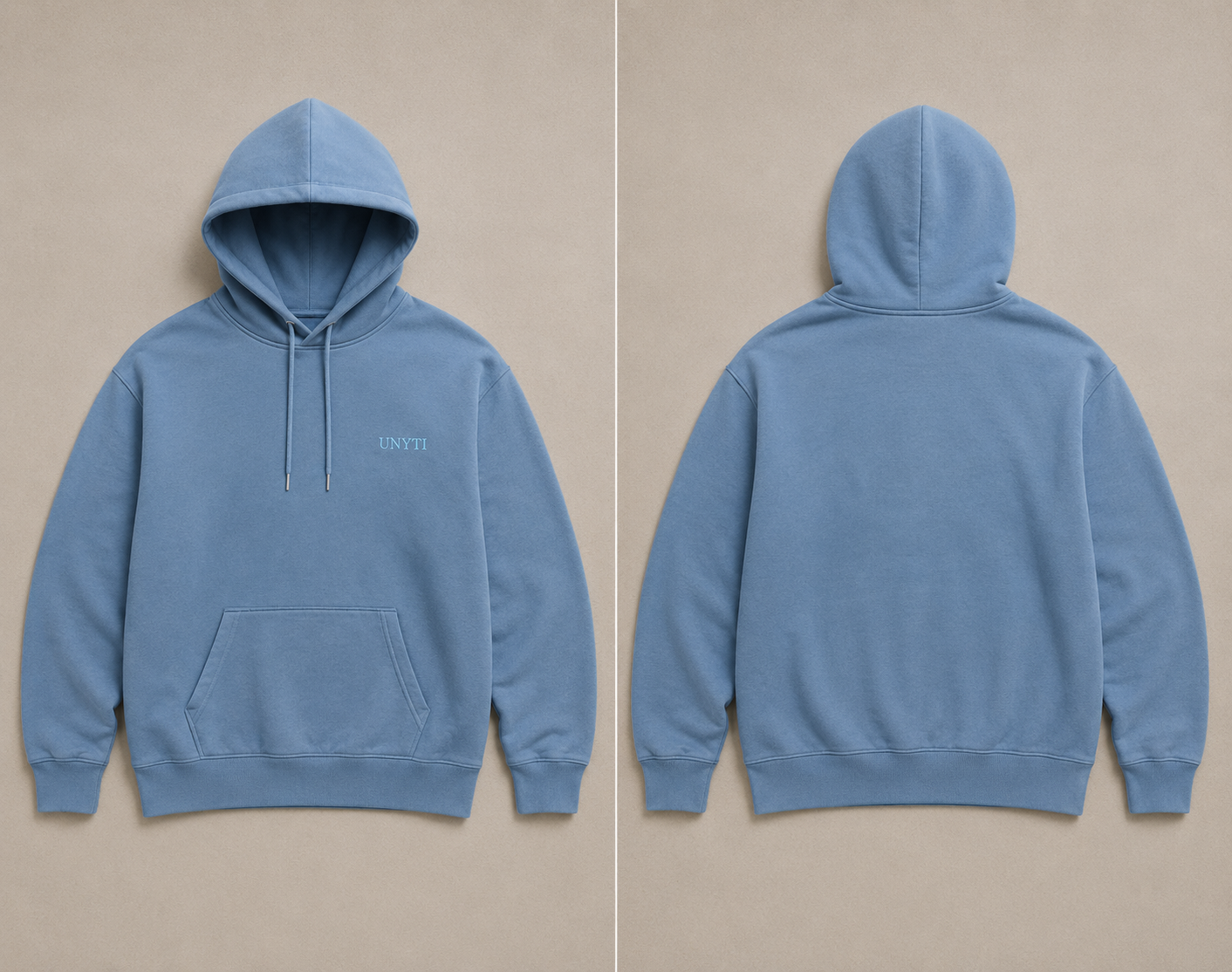 UNYTI ESSENTIALS HOODIE Bleu ciel