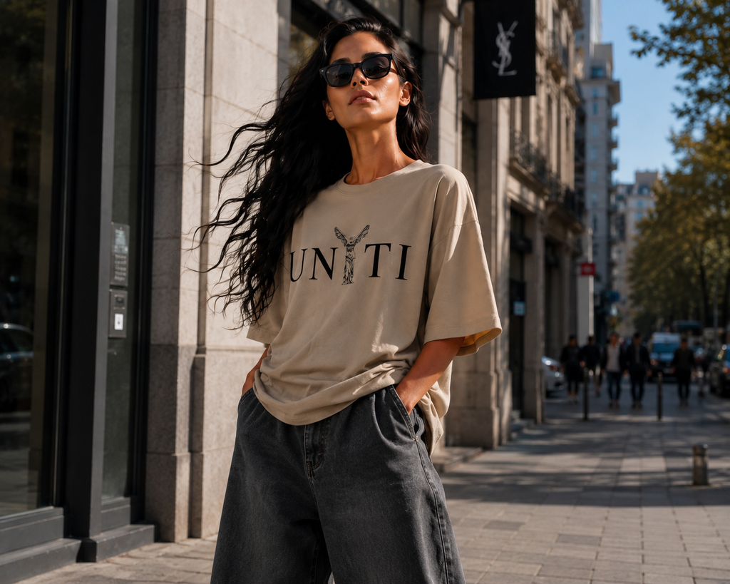 UNYTI VICTORY Oversize Beige Grand Logo