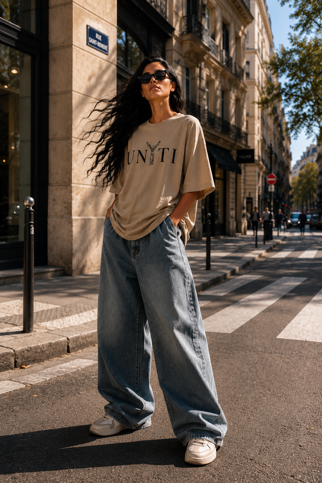 UNYTI VICTORY Oversize Beige Grand Logo