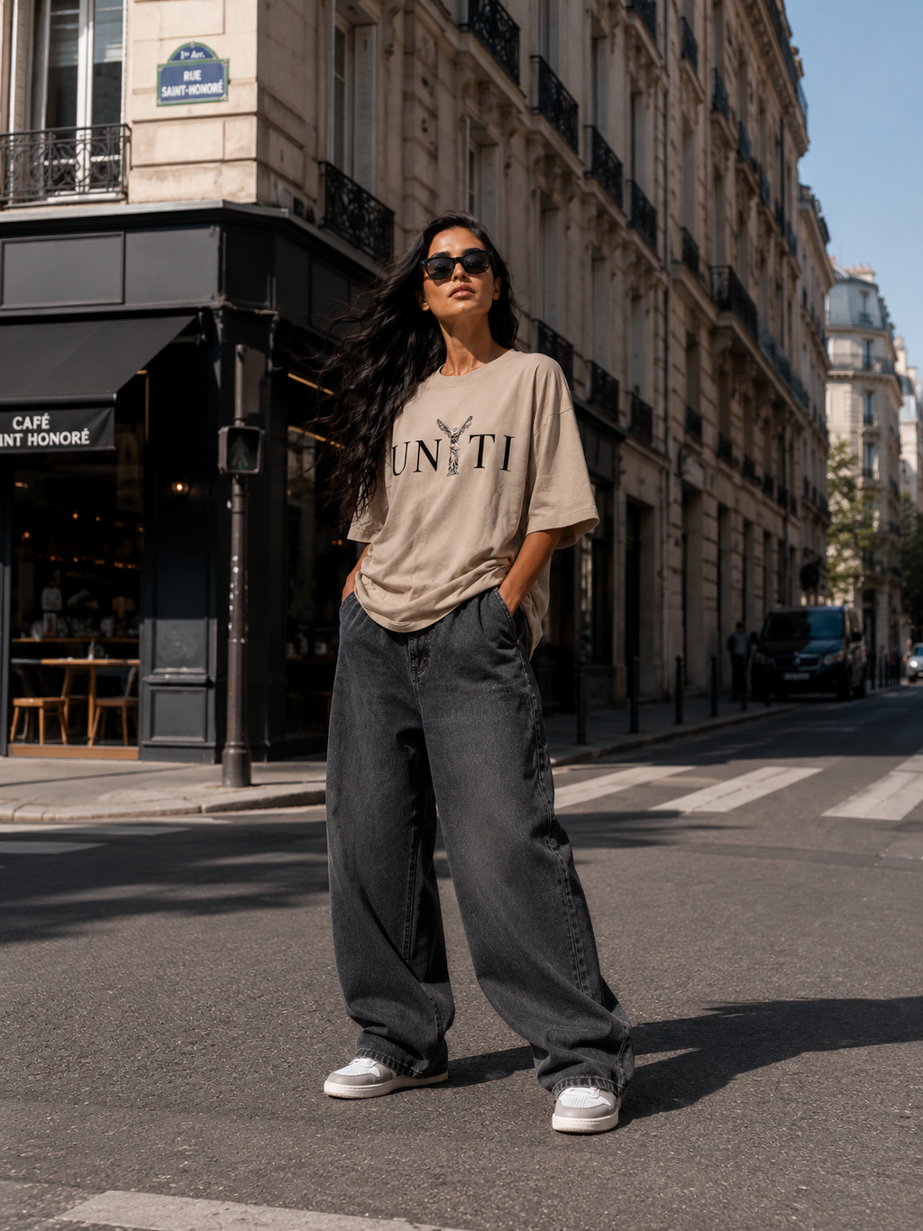 UNYTI VICTORY Oversize Beige Grand Logo