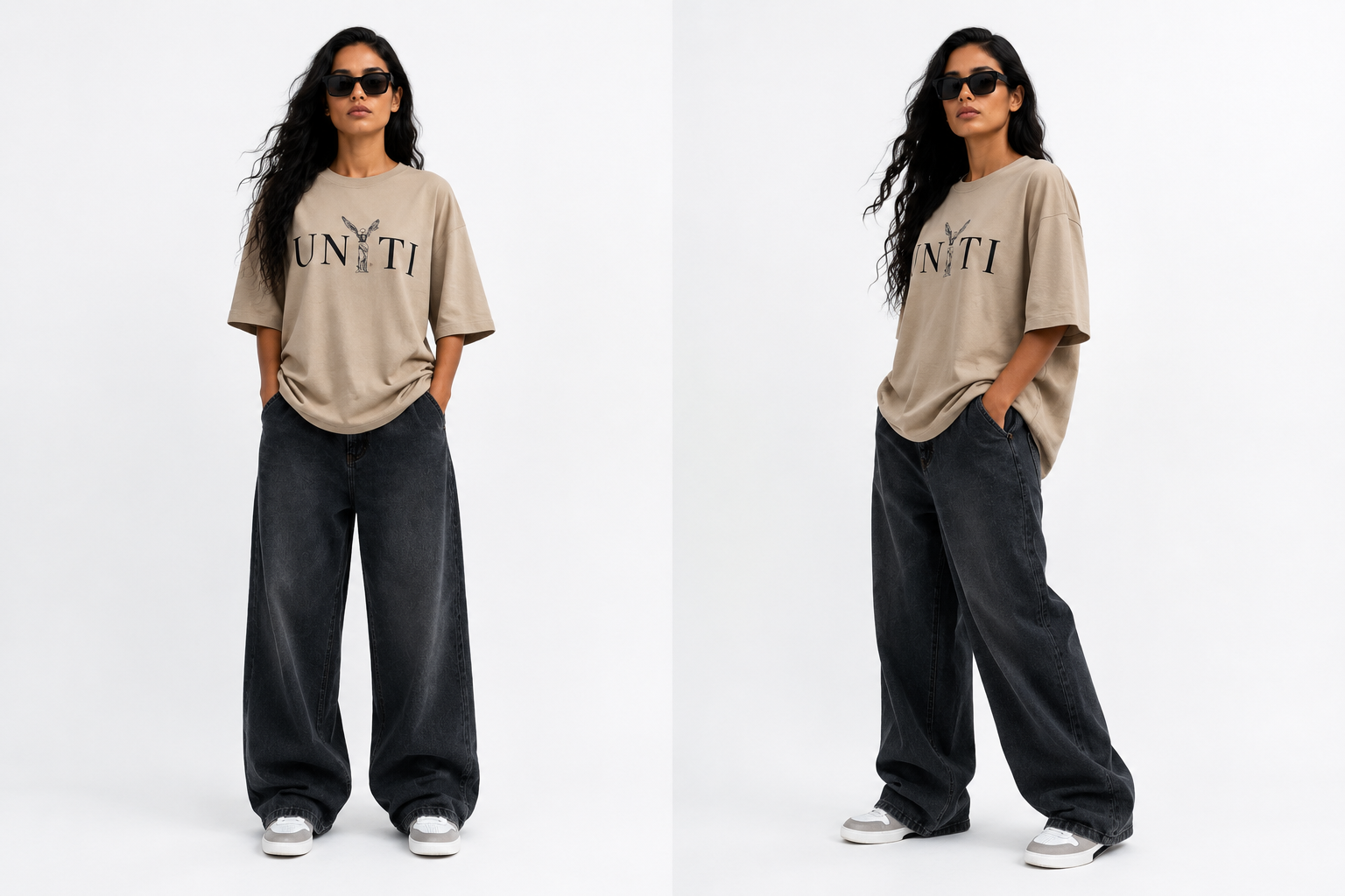 UNYTI VICTORY Oversize Beige Grand Logo