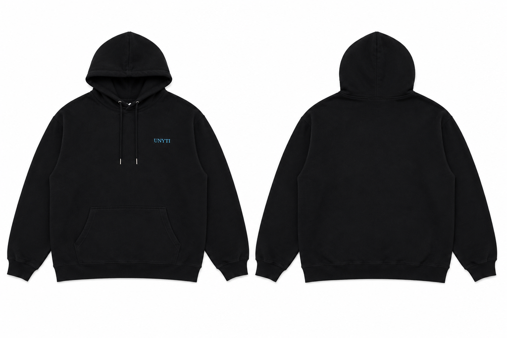UNYTI ESSENTIALS HOODIE Noir