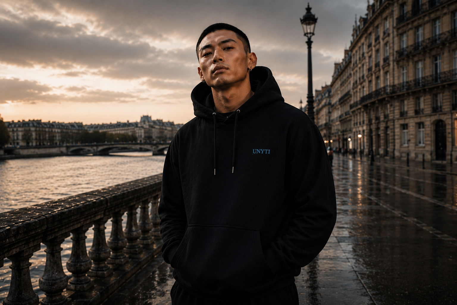 UNYTI ESSENTIALS HOODIE Noir