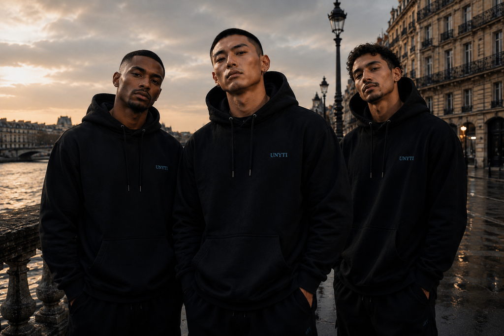 UNYTI ESSENTIALS HOODIE Noir