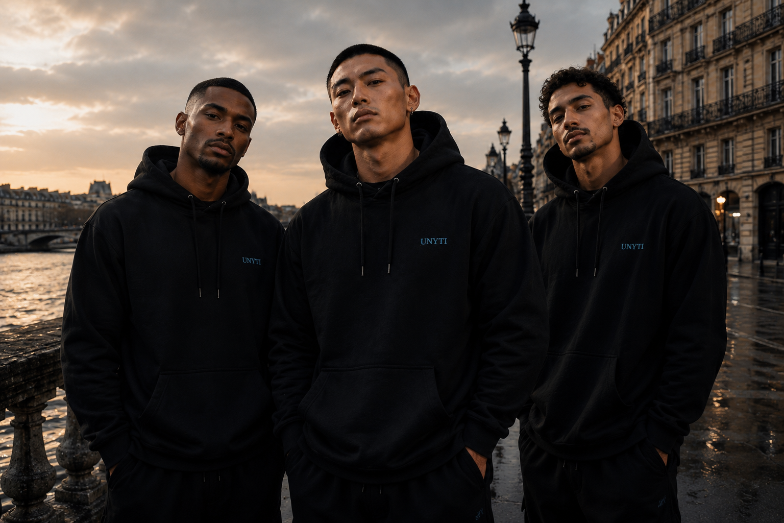 UNYTI ESSENTIALS HOODIE Noir