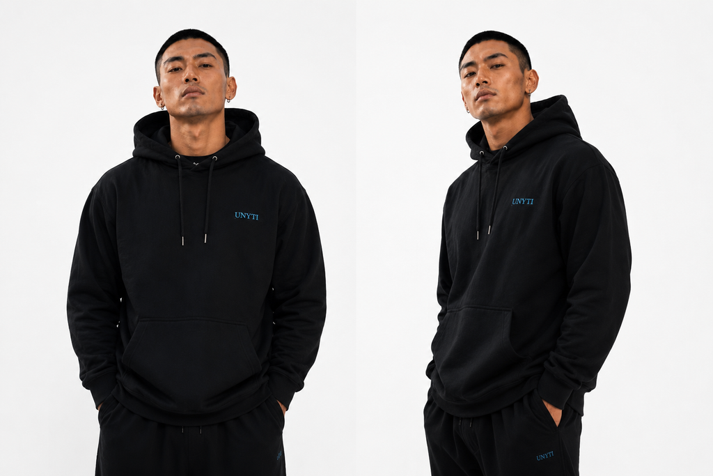UNYTI ESSENTIALS HOODIE Noir