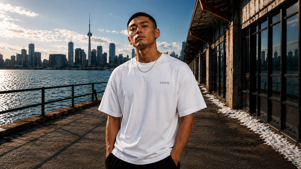 UNYTI ESSENTIALS OVERSIZE Blanc
