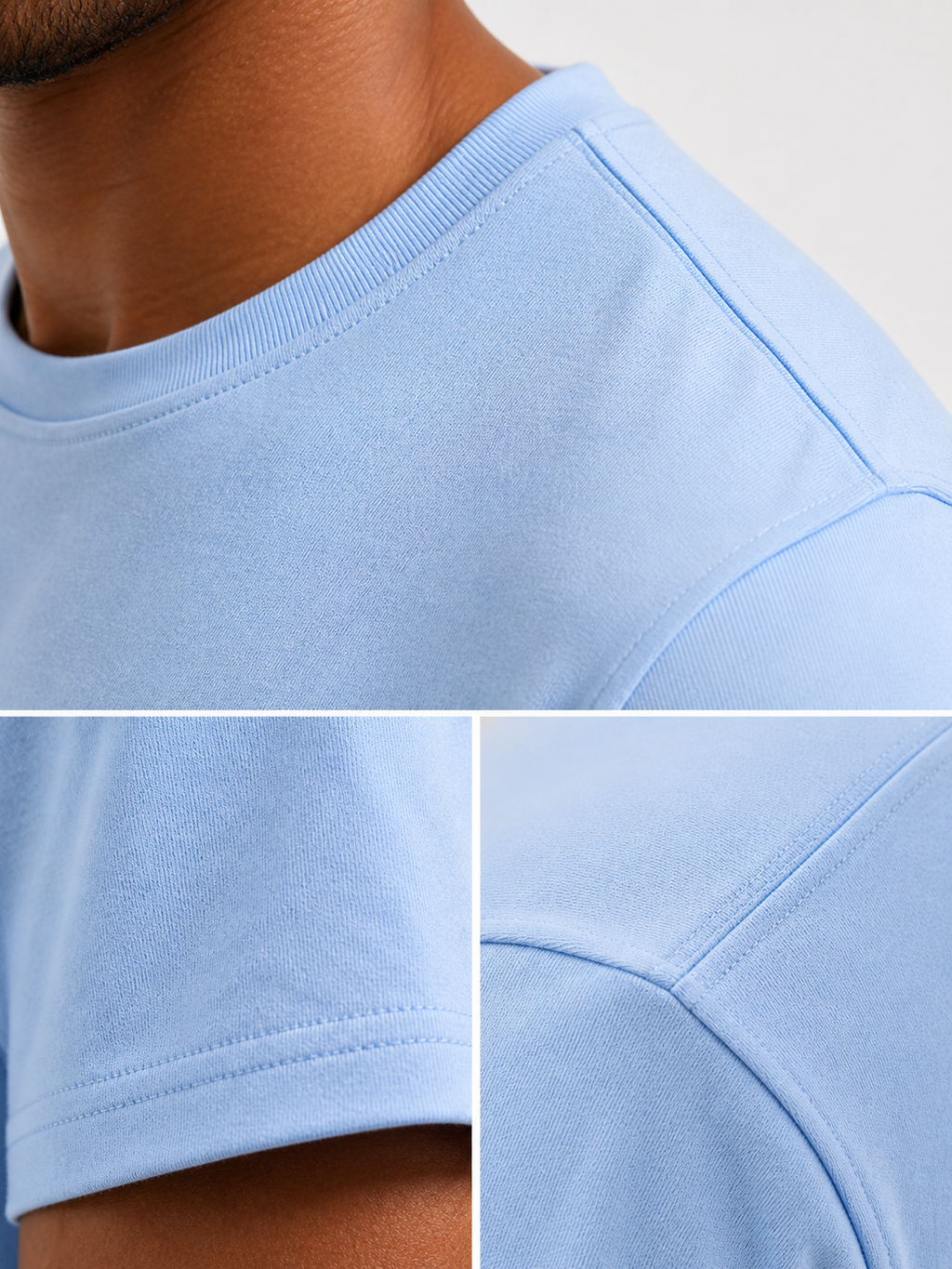 UNYTI ESSENTIALS T-shirt Bleu ciel