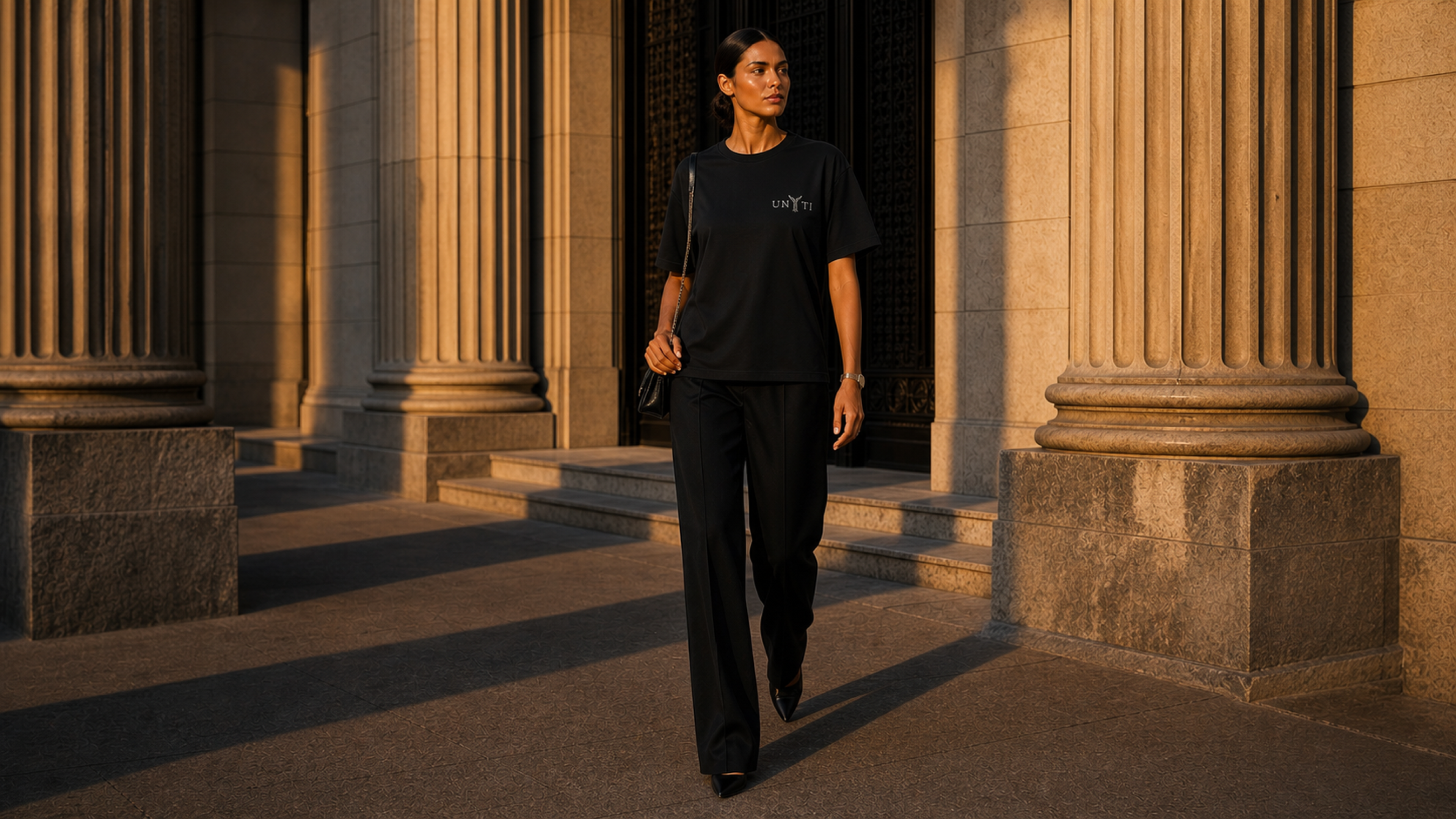 UNYTI VICTORY T-shirt regular Noir