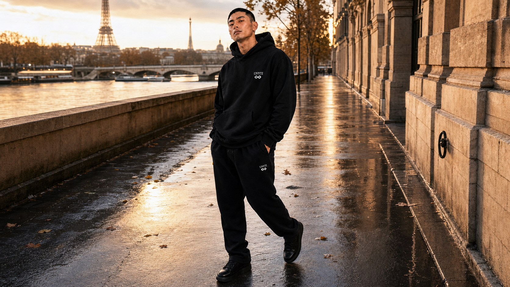 UNYTI INFINYTI – Hoodie Premium noir