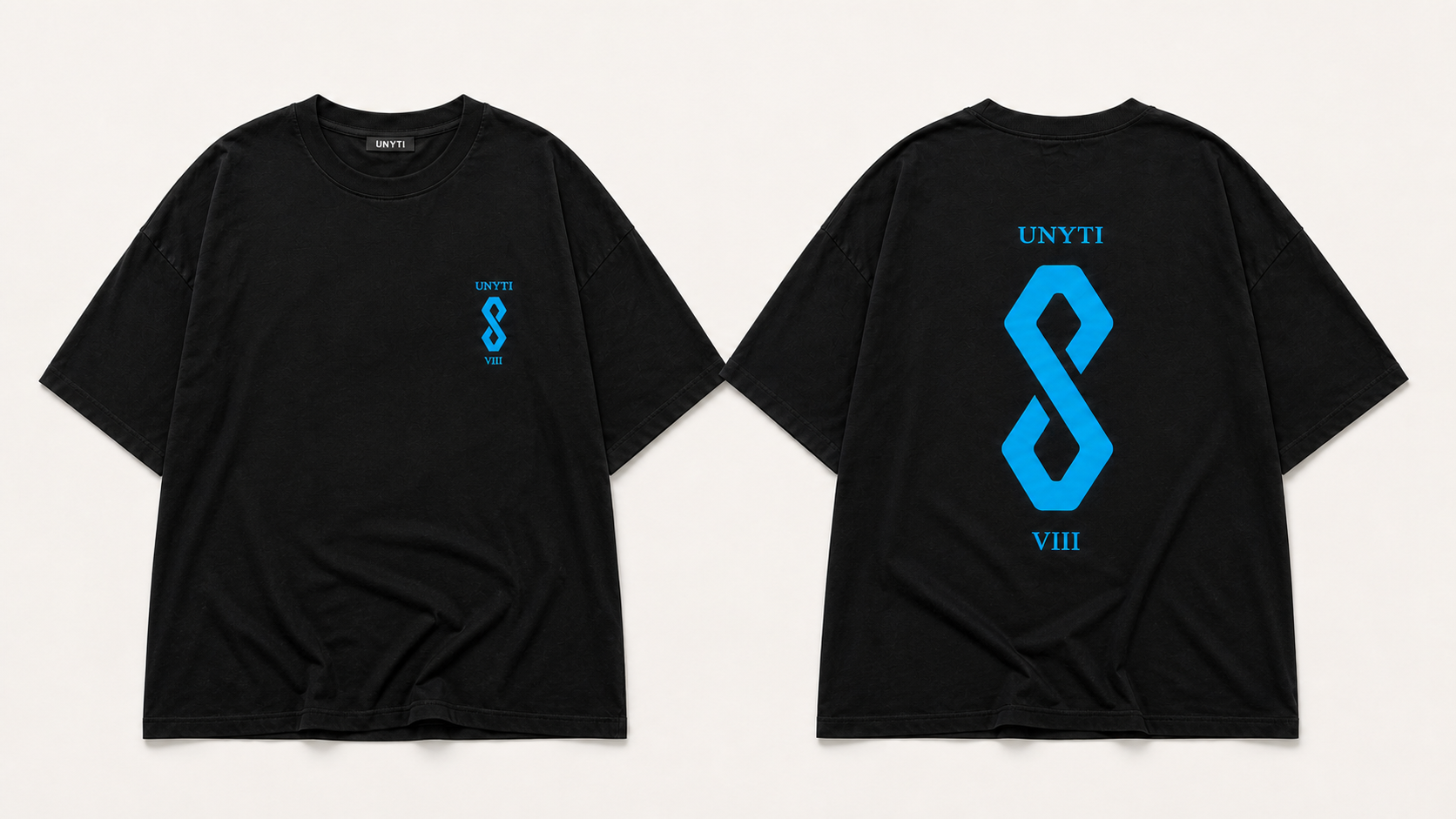 UNYTI EIGHT VIII - Oversize - Noir