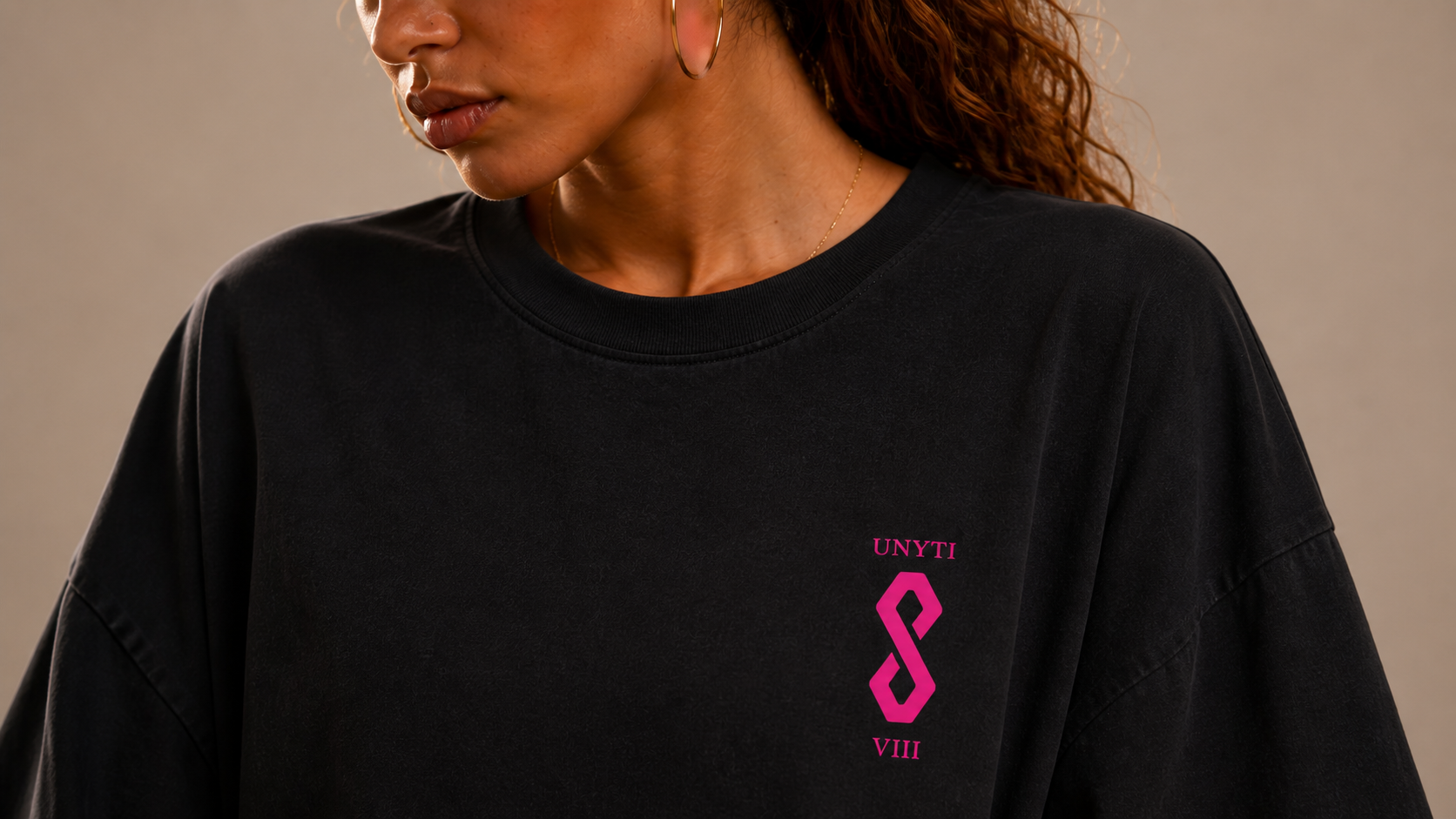 UNYTI EIGHT VIII - Oversize - Noir