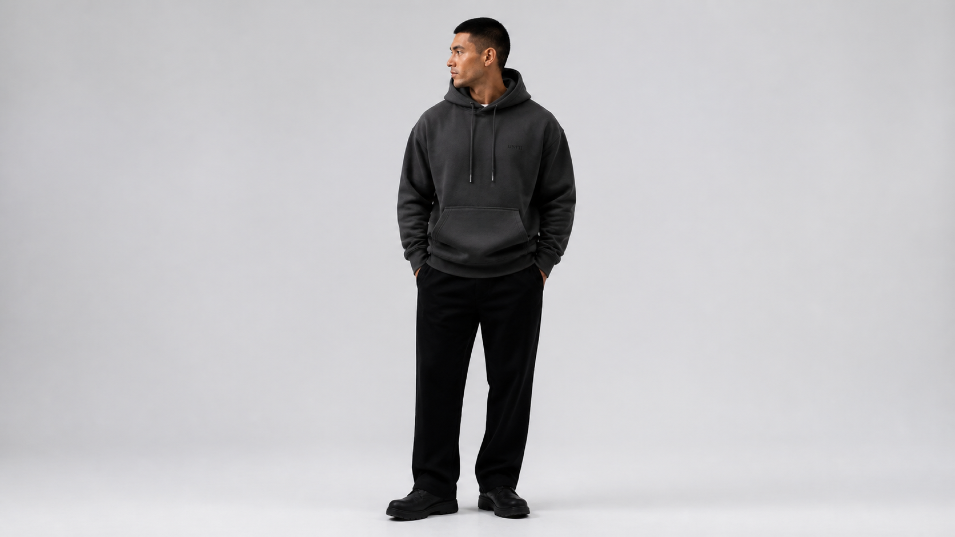 UNYTI WORKER — Hoodie oversize gris