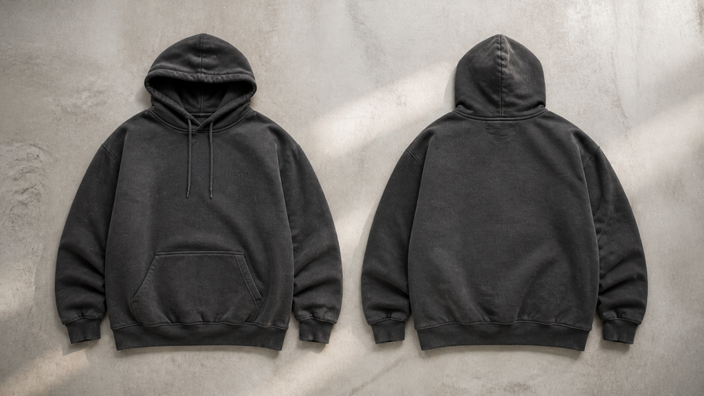 UNYTI WORKER — Hoodie oversize gris