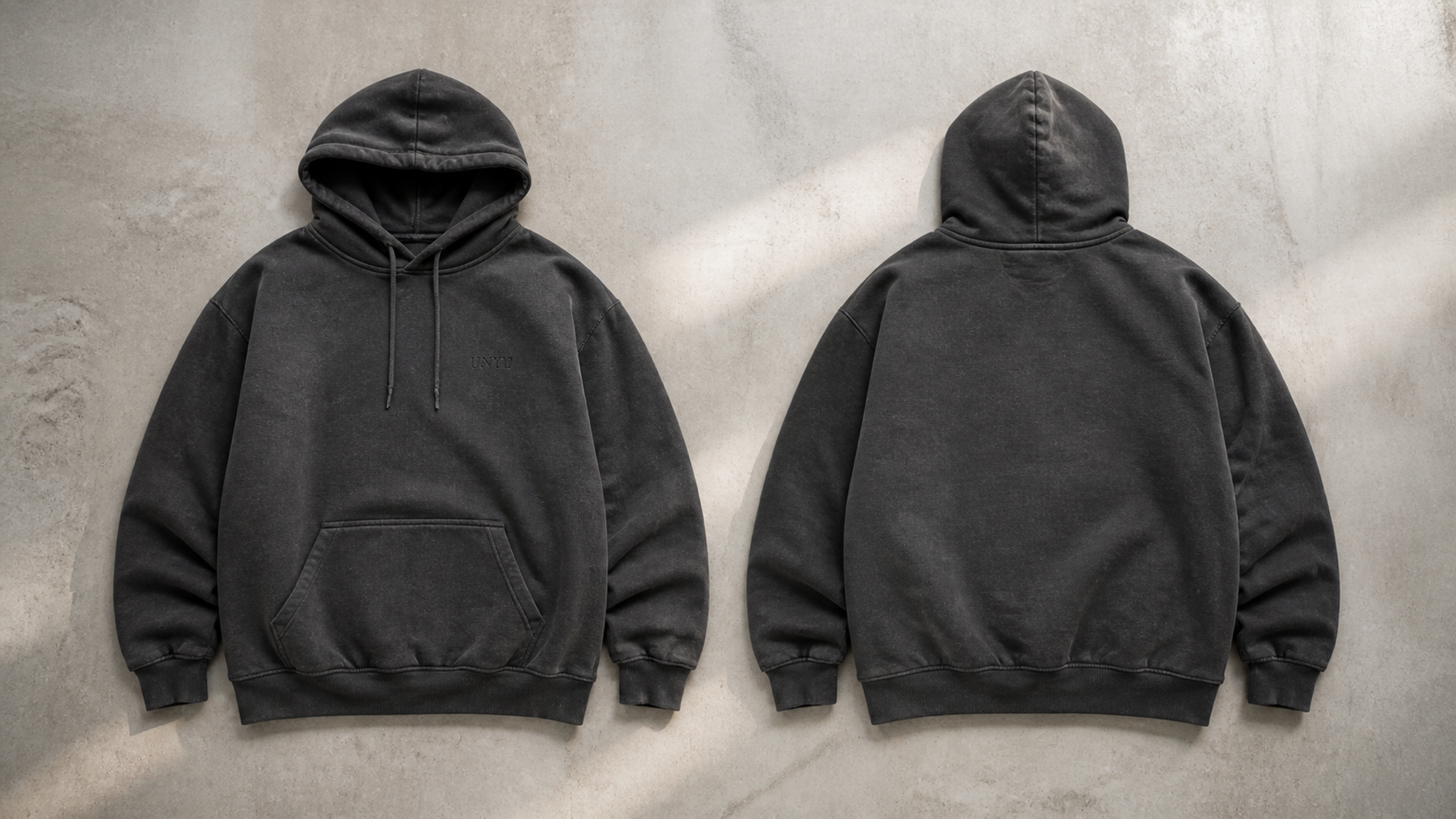 UNYTI WORKER — Hoodie oversize gris