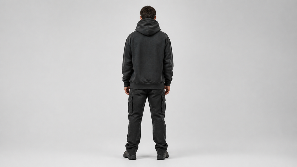 UNYTI WORKER — Hoodie oversize gris