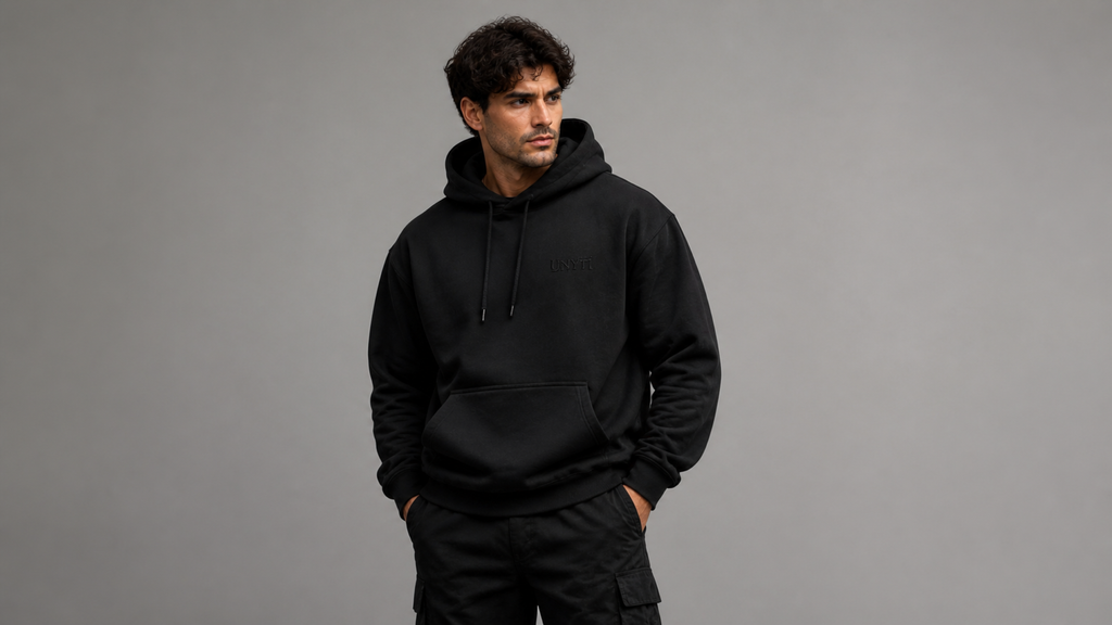 UNYTI WORKER — Hoodie oversize gris