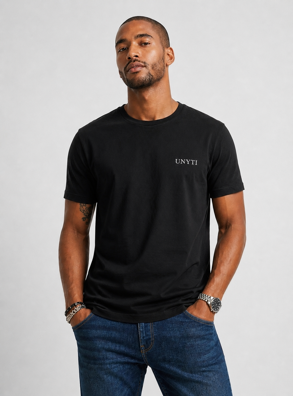 UNYTI ESSENTIALS T-shirt Bleu ciel