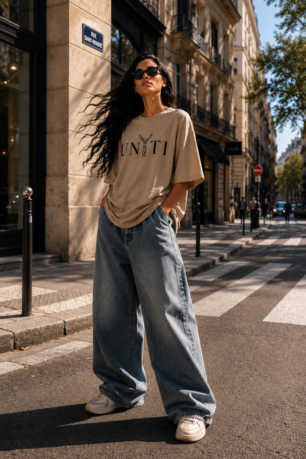 UNYTI VICTORY Oversize Beige Grand Logo