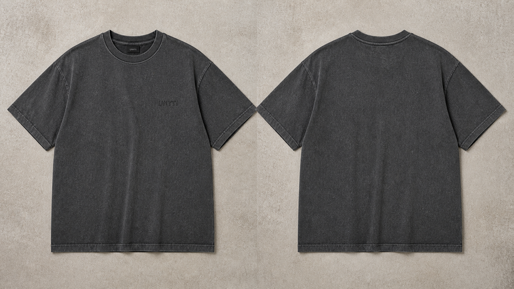 UNYTI WORKER — T-shirt oversize gris