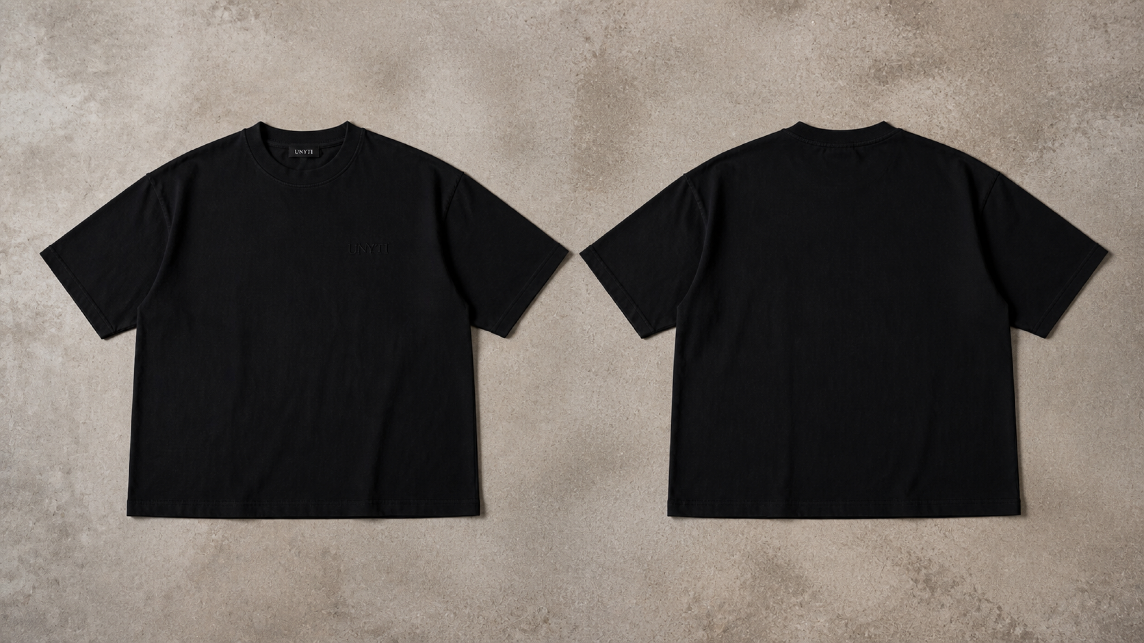 UNYTI WORKER — T-shirt oversize noir