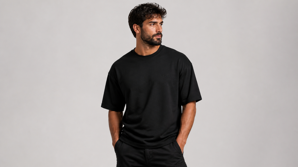 UNYTI WORKER — T-shirt oversize noir