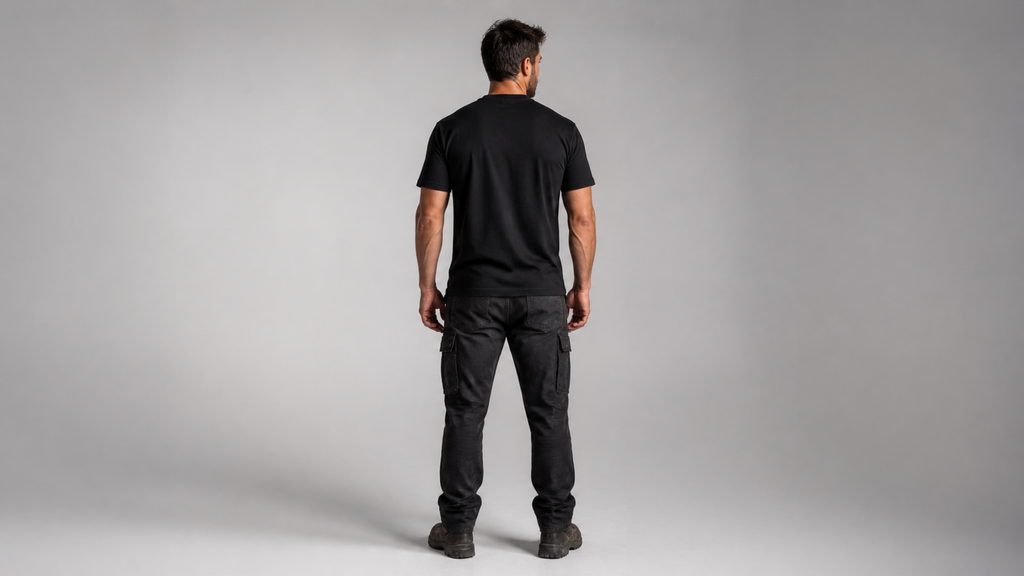 UNYTI WORKER — T-shirt régulier noir