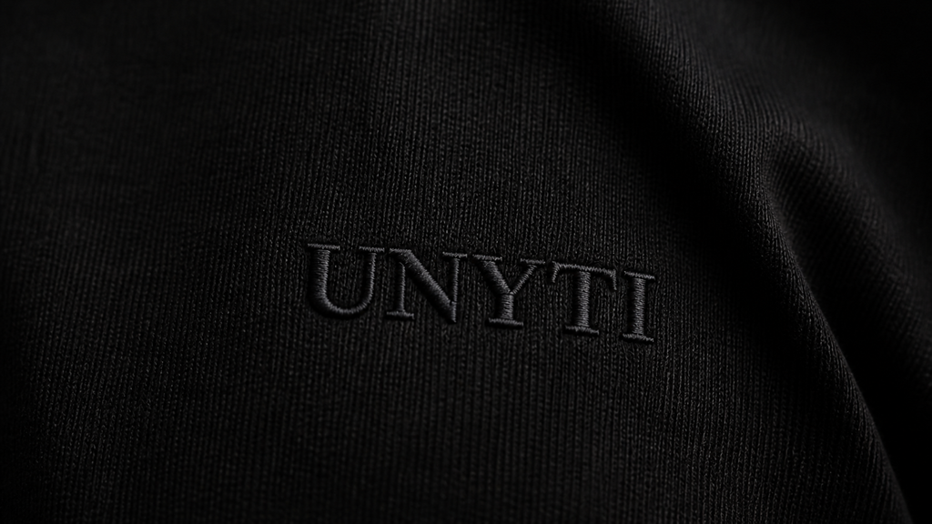 UNYTI WORKER — T-shirt régulier noir