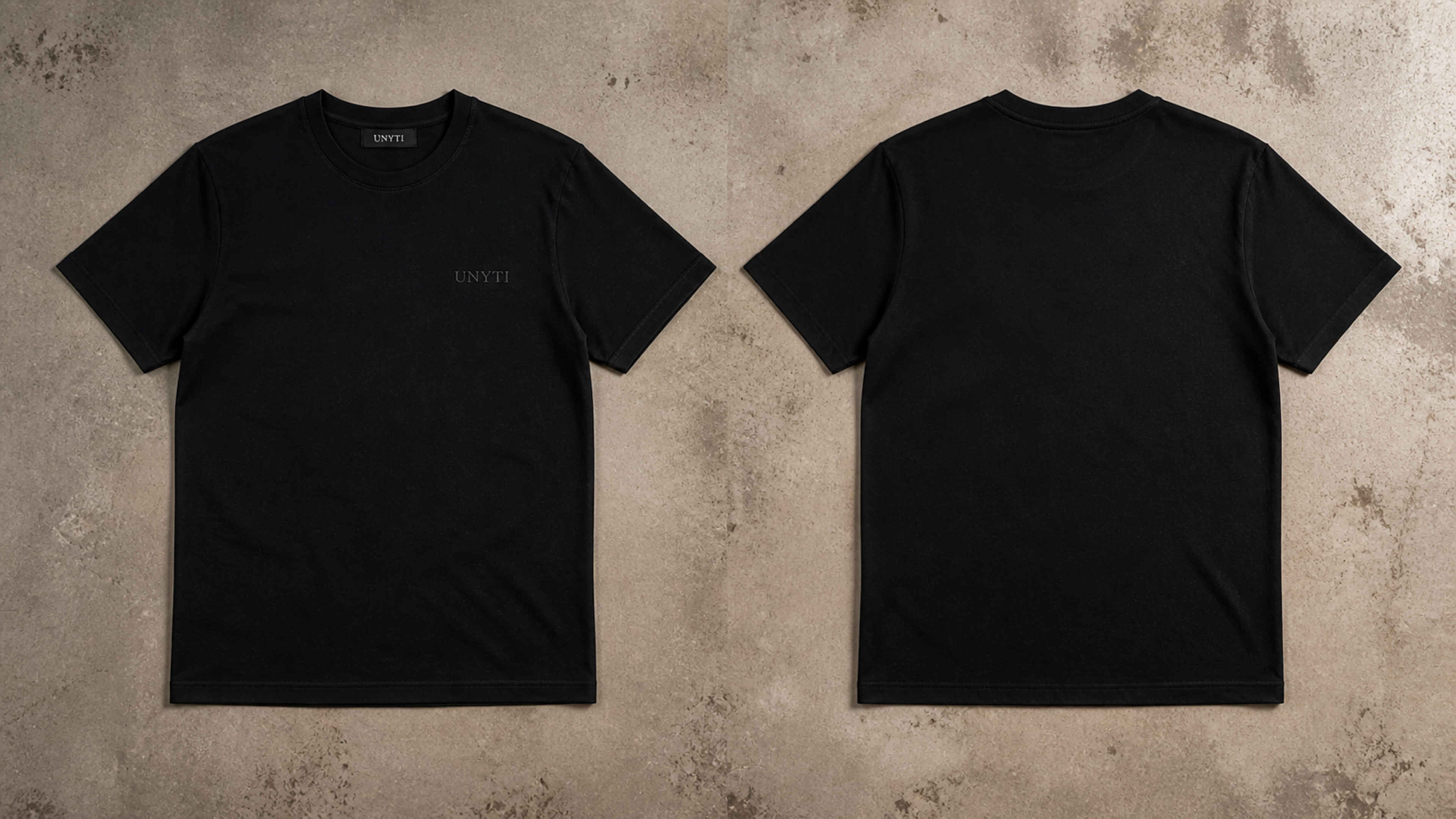UNYTI WORKER — T-shirt régulier noir