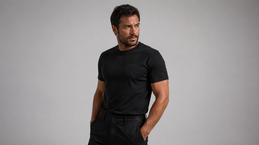UNYTI WORKER — T-shirt régulier noir