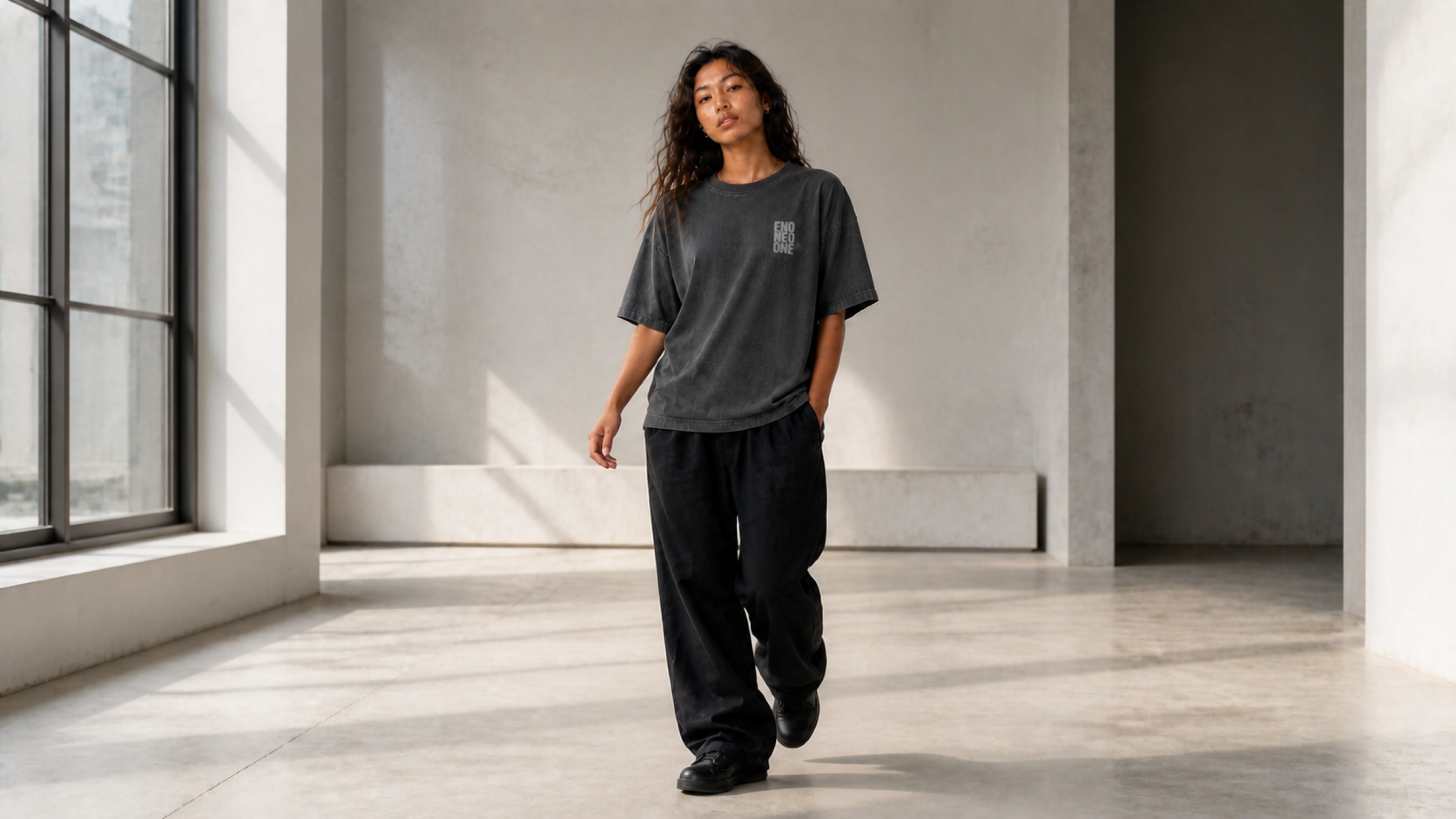 UNYTI ENO ONE T-shirt régulier Gris