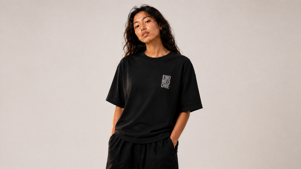 UNYTI ENO ONE T-shirt régulier Noir