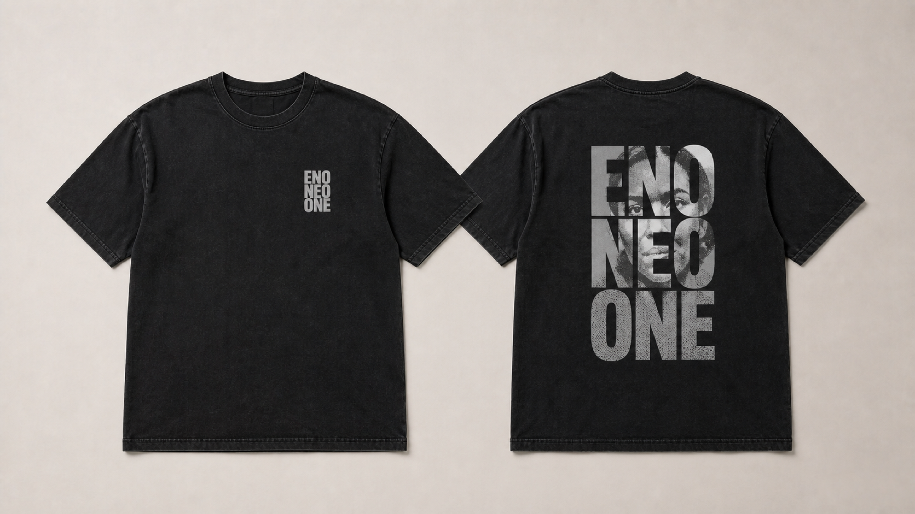 UNYTI ENO ONE T-shirt régulier Noir