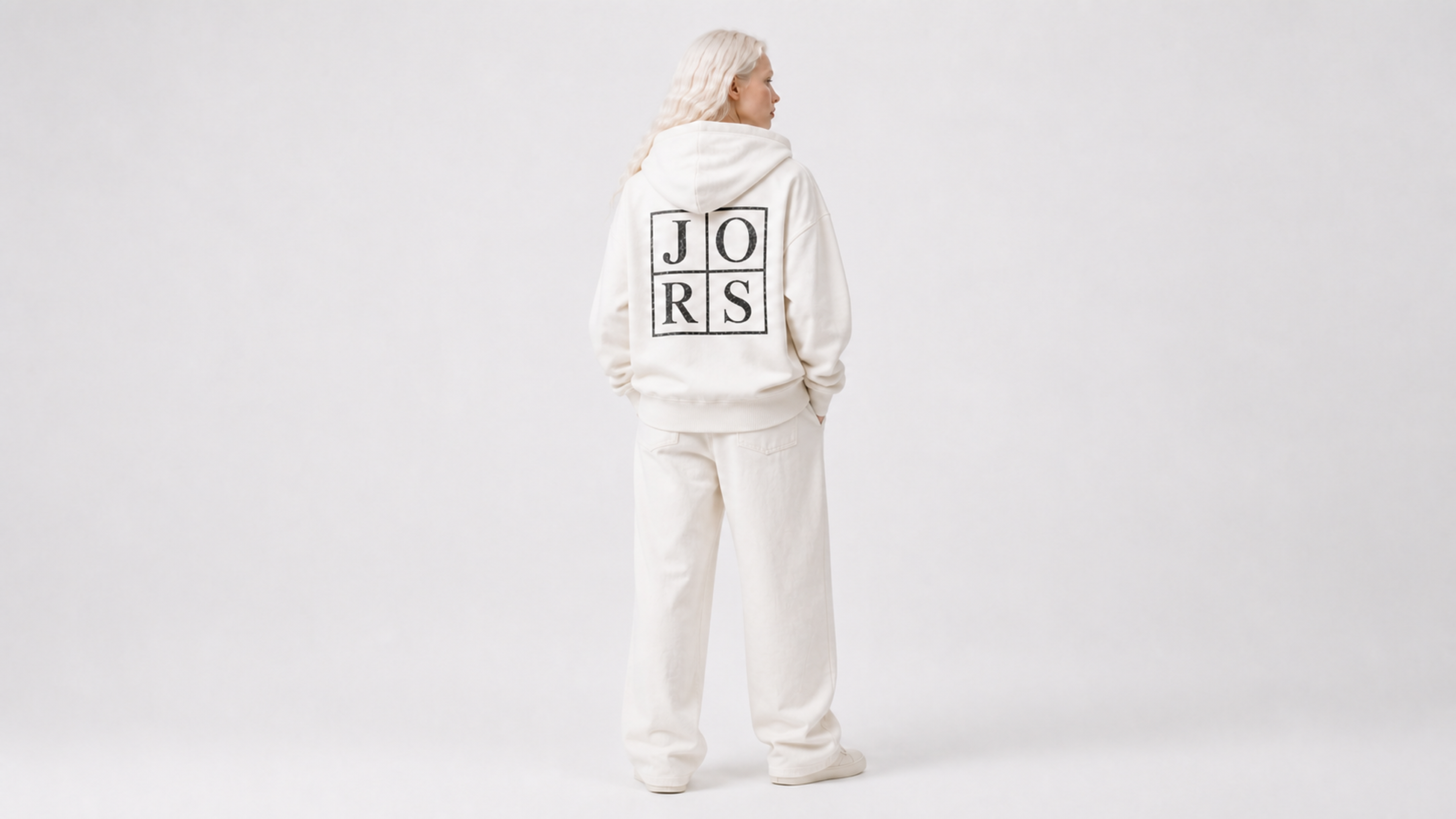 UNYTI JORS — Hoodie — Blanc