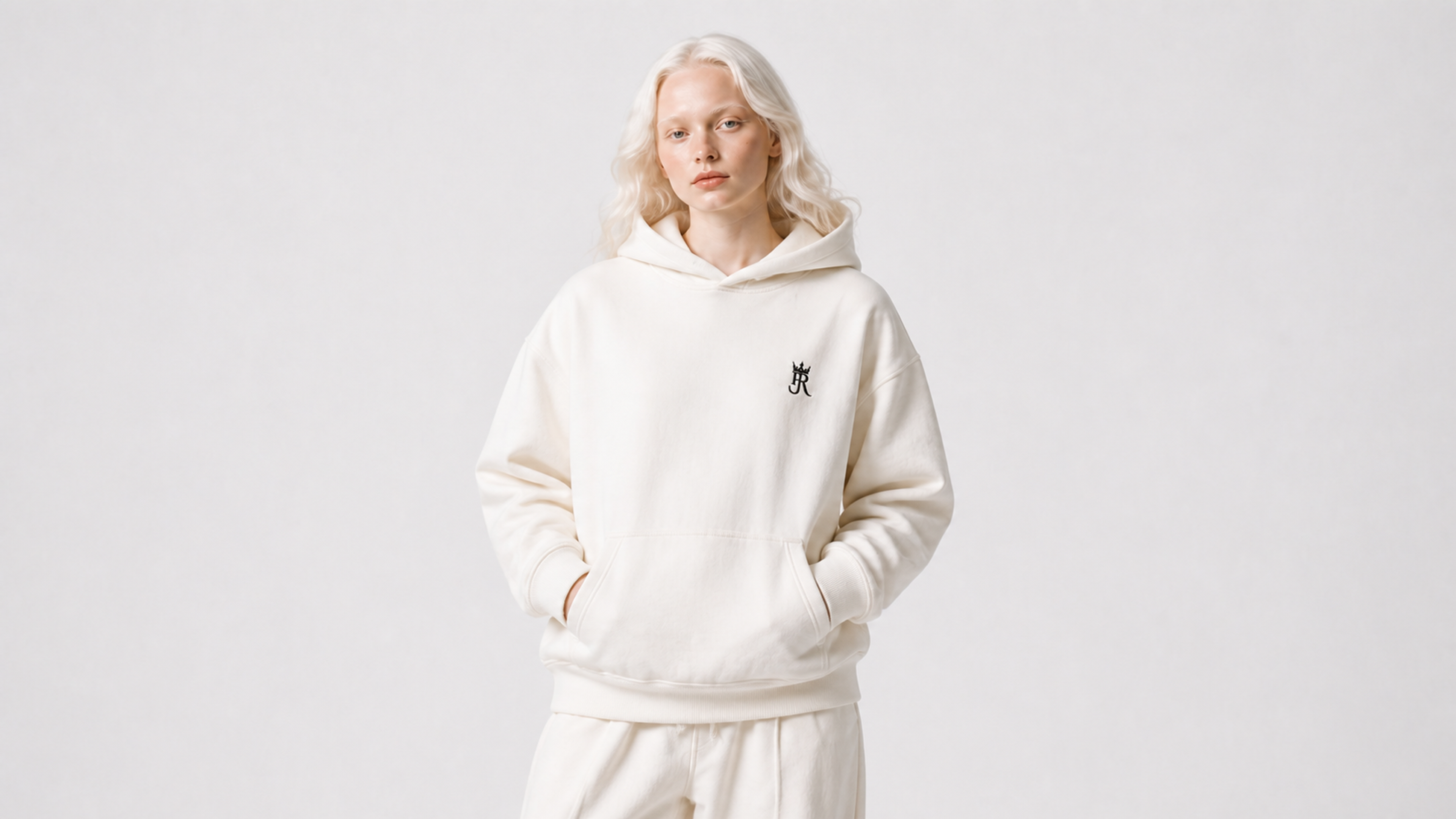 UNYTI JORS — Hoodie — Blanc
