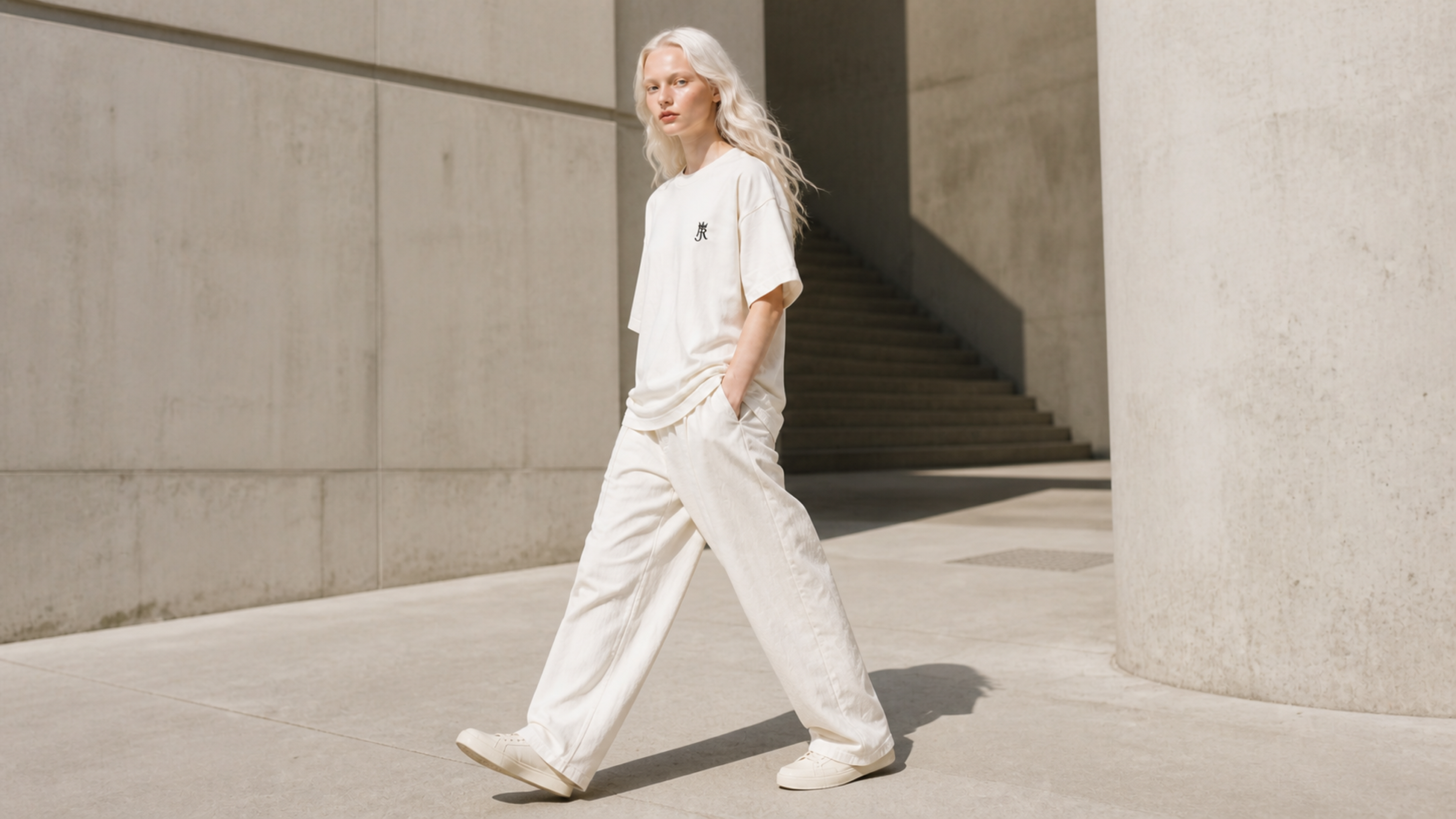 UNYTI JORS — T-shirt régulier — Blanc