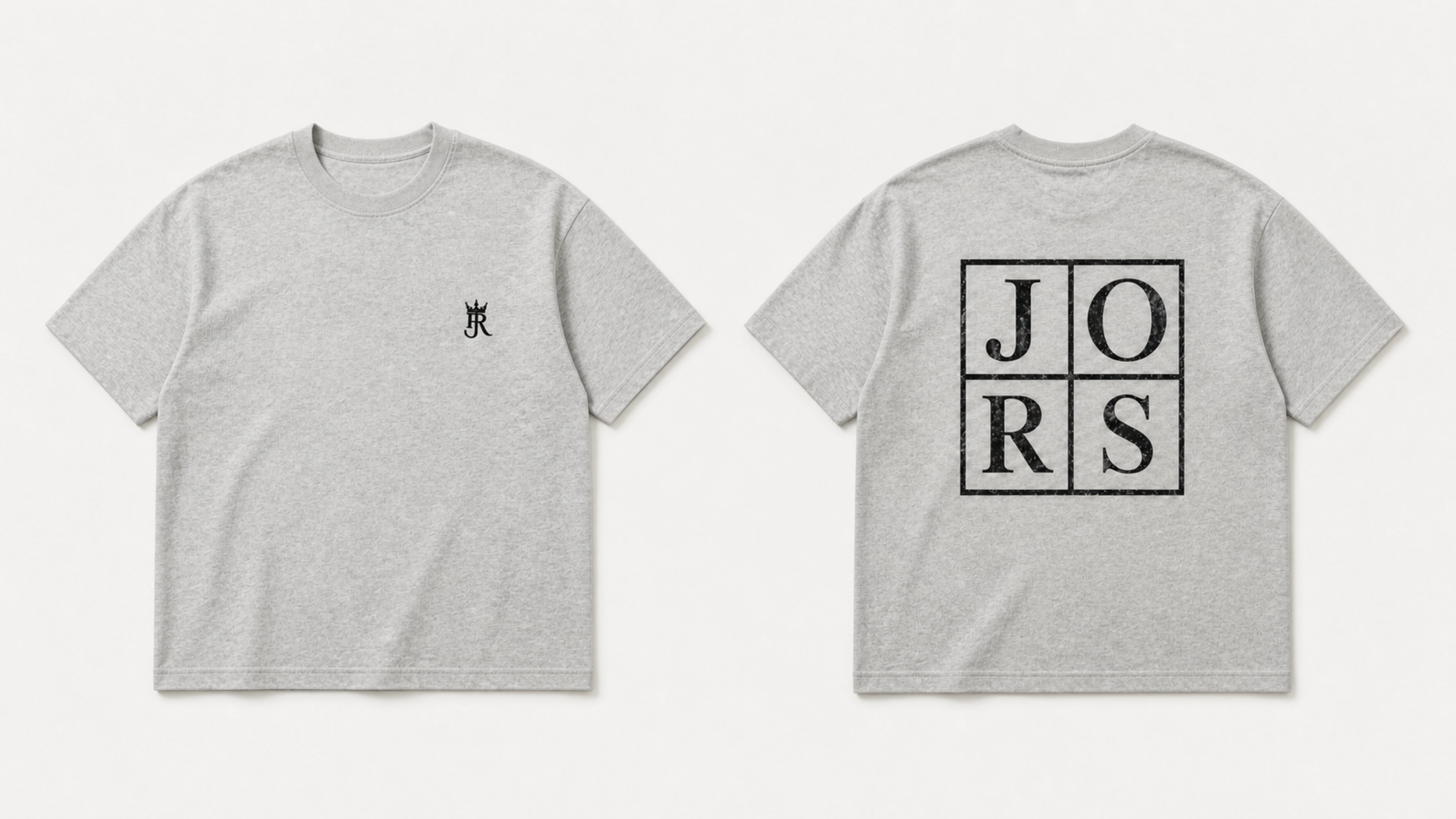 UNYTI JORS — T-shirt régulier — Gris