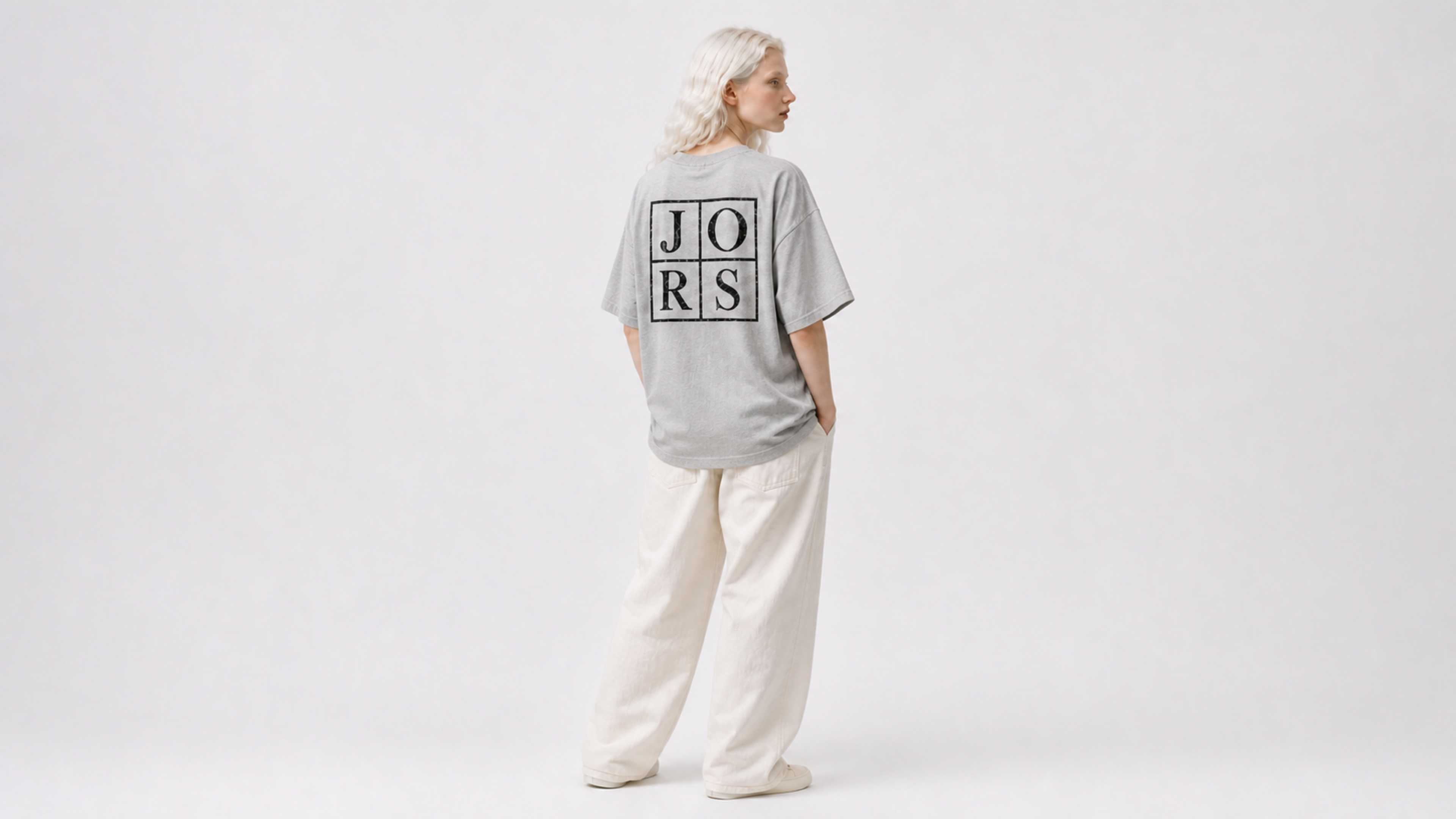 UNYTI JORS — T-shirt régulier — Gris