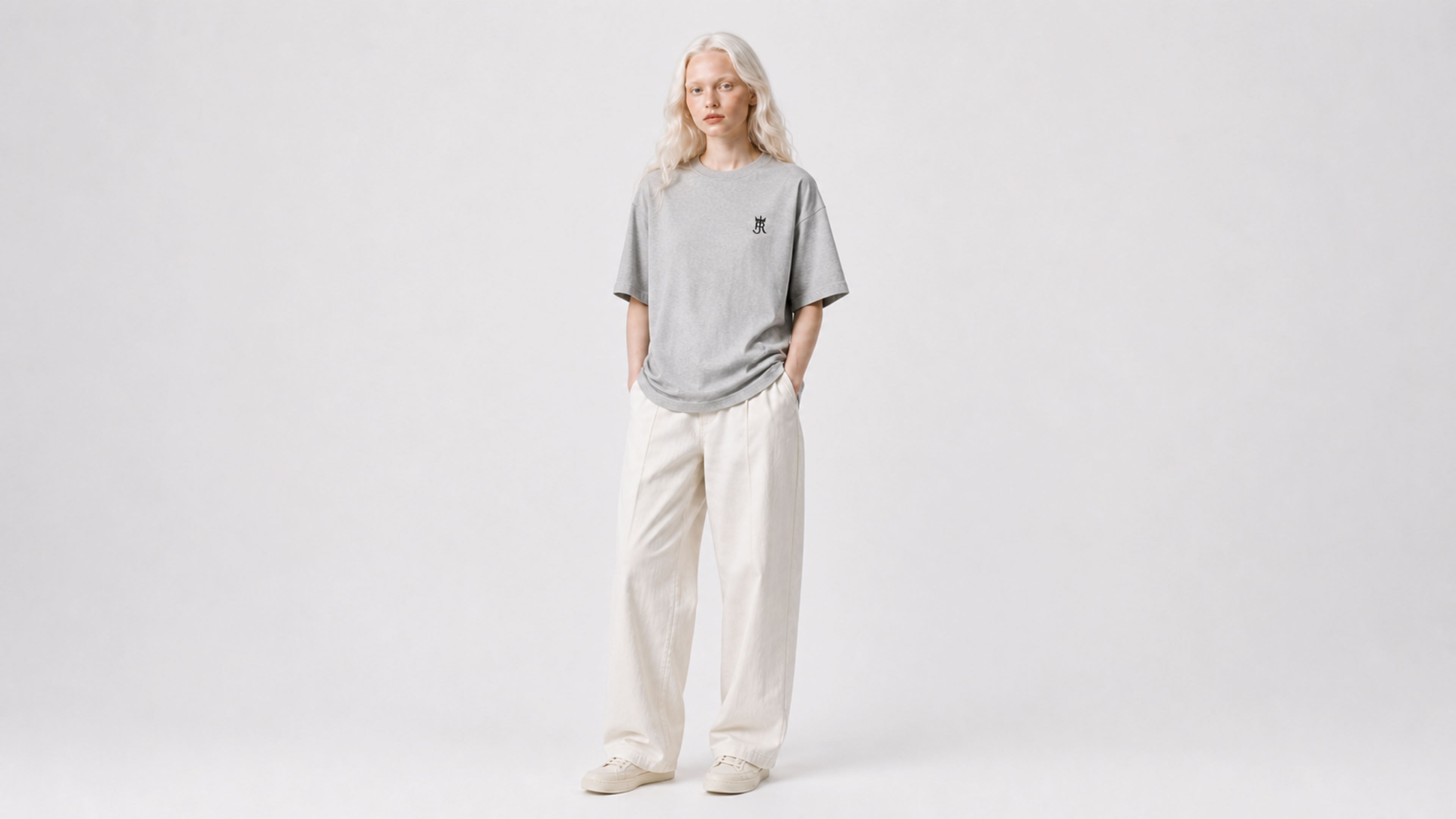 UNYTI JORS — T-shirt régulier — Gris