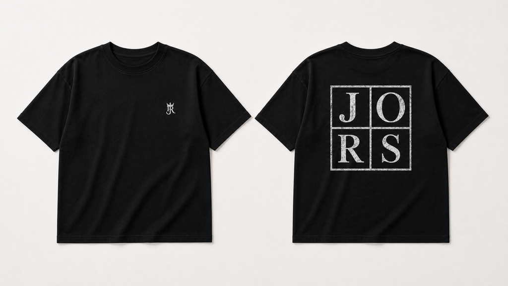 UNYTI JORS — T-shirt régulier — Noir