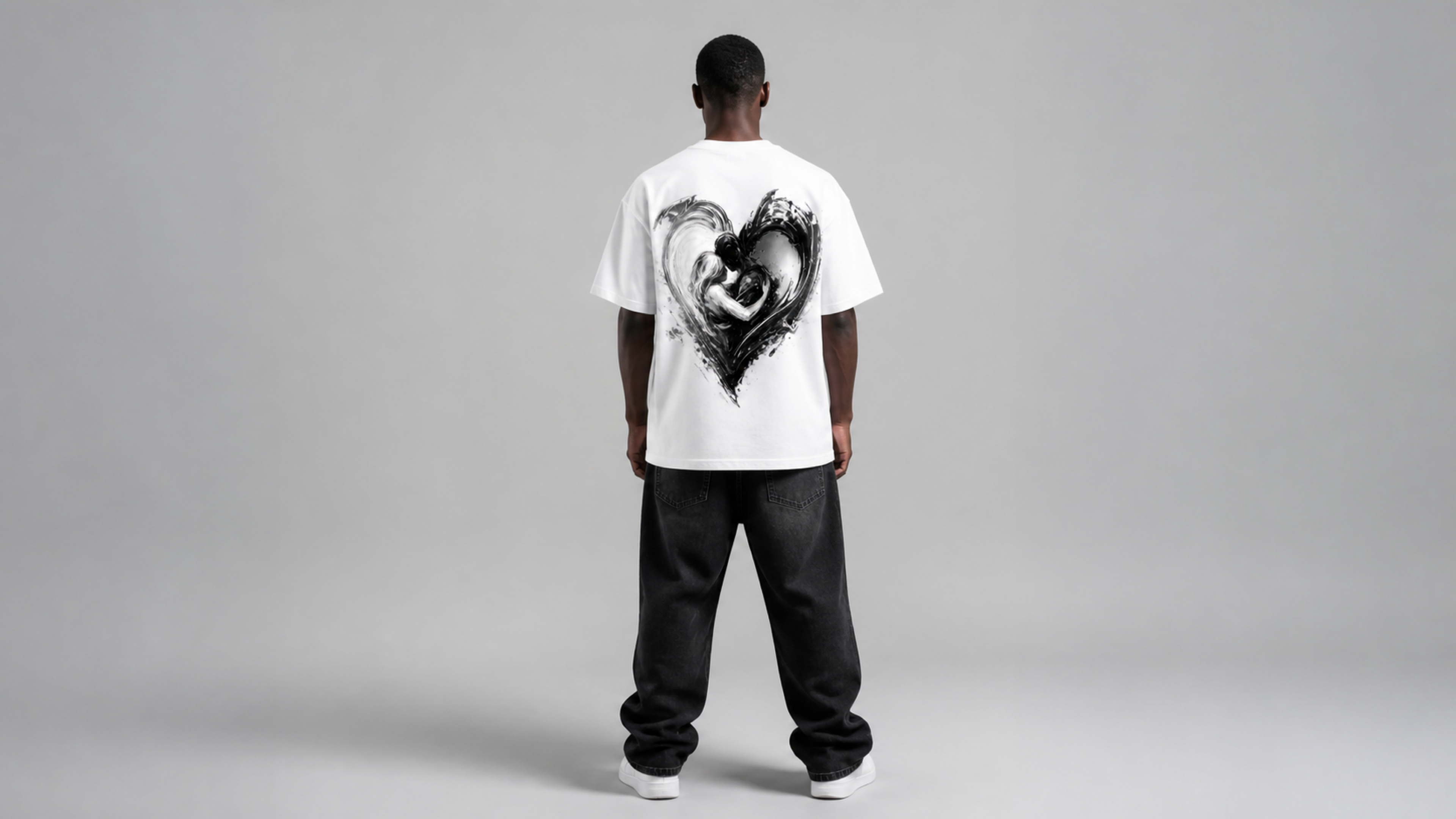 UNYTI LOVE - T-shirt régulier - Blanc