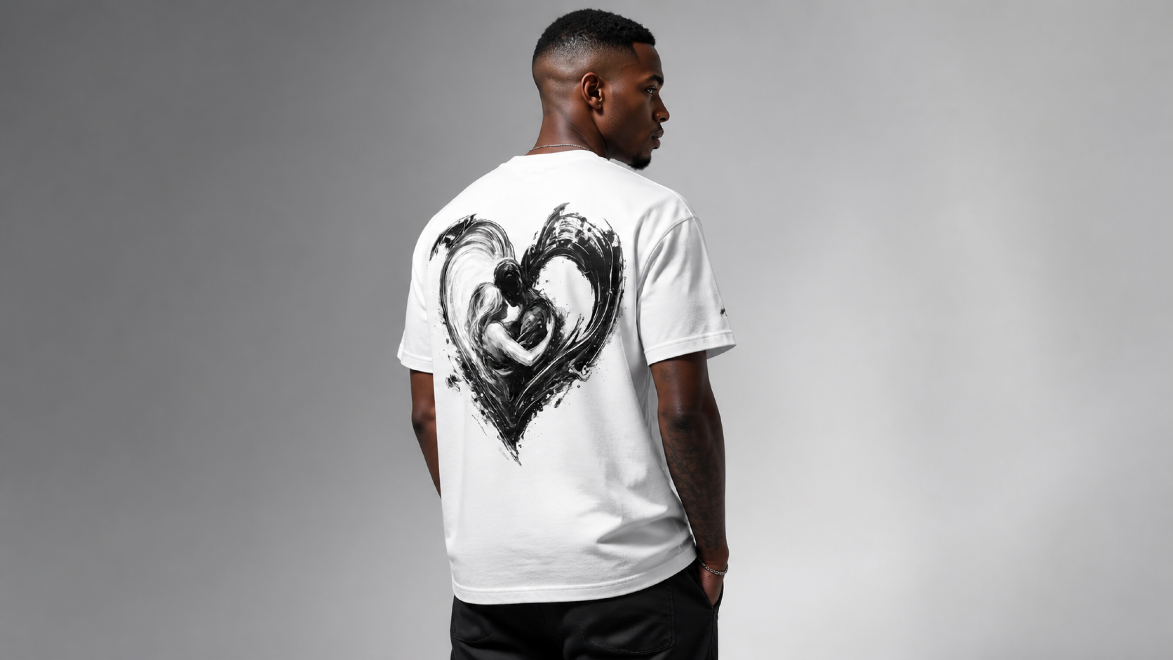 UNYTI LOVE - T-shirt régulier - Blanc