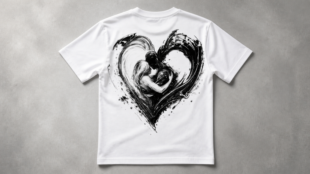 UNYTI LOVE - T-shirt régulier - Blanc