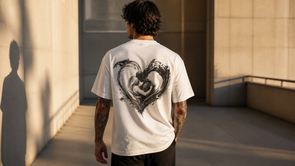 UNYTI LOVE - T-shirt régulier - Blanc
