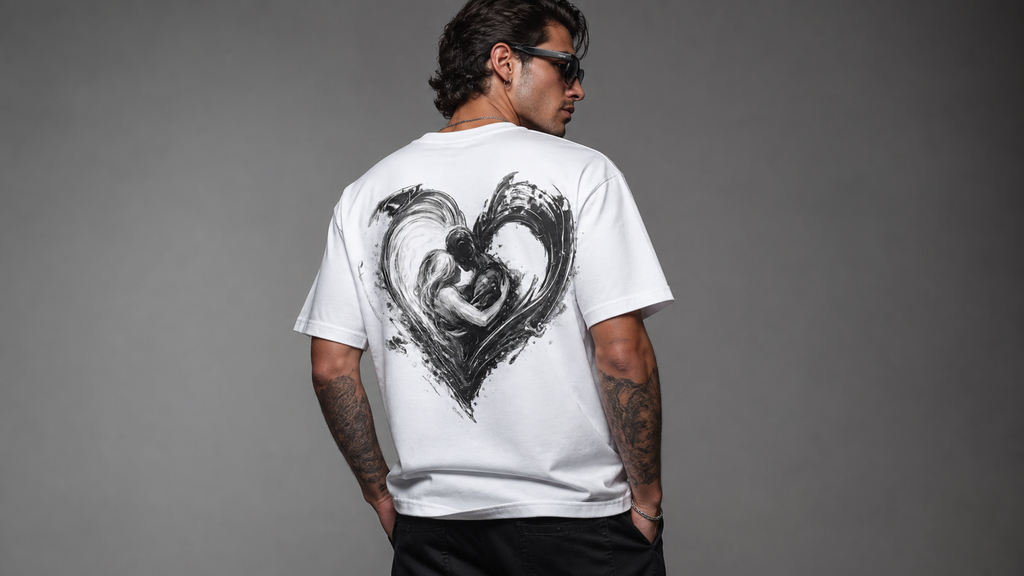 UNYTI LOVE - T-shirt régulier - Blanc