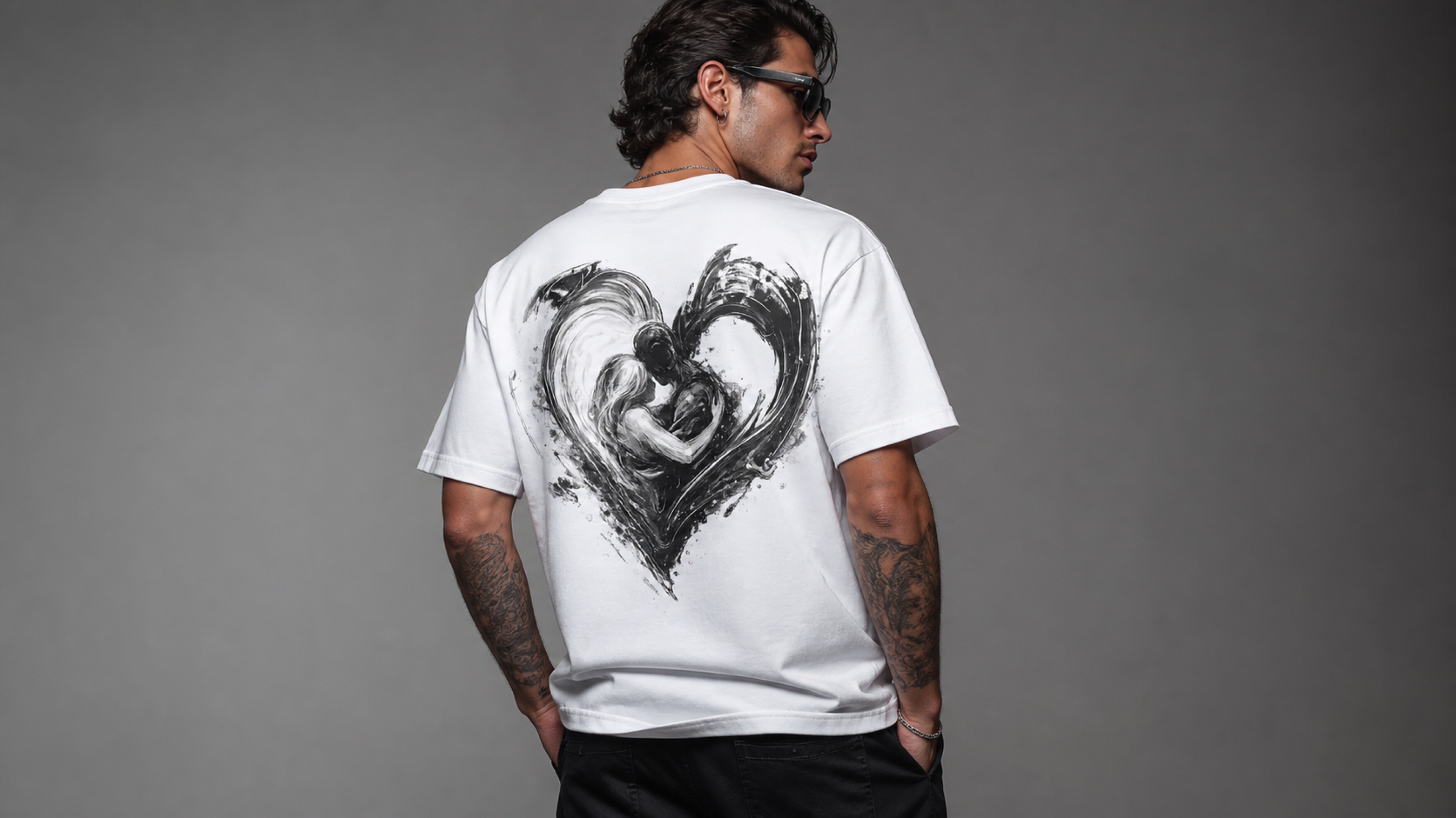 UNYTI LOVE - T-shirt régulier - Blanc