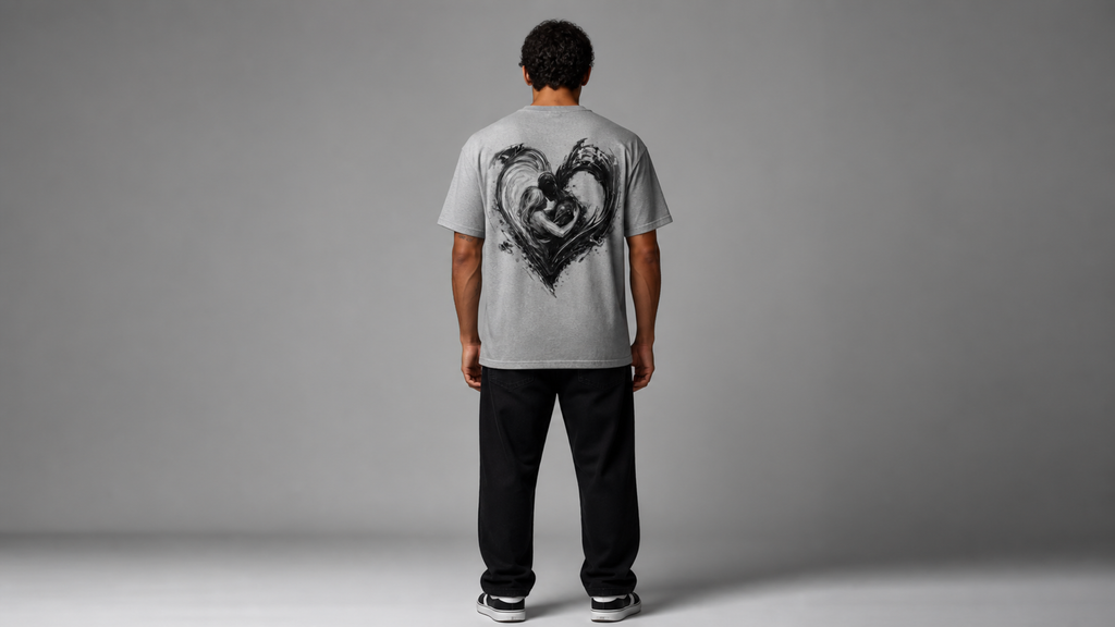 UNYTI LOVE - T-shirt régulier - Gris